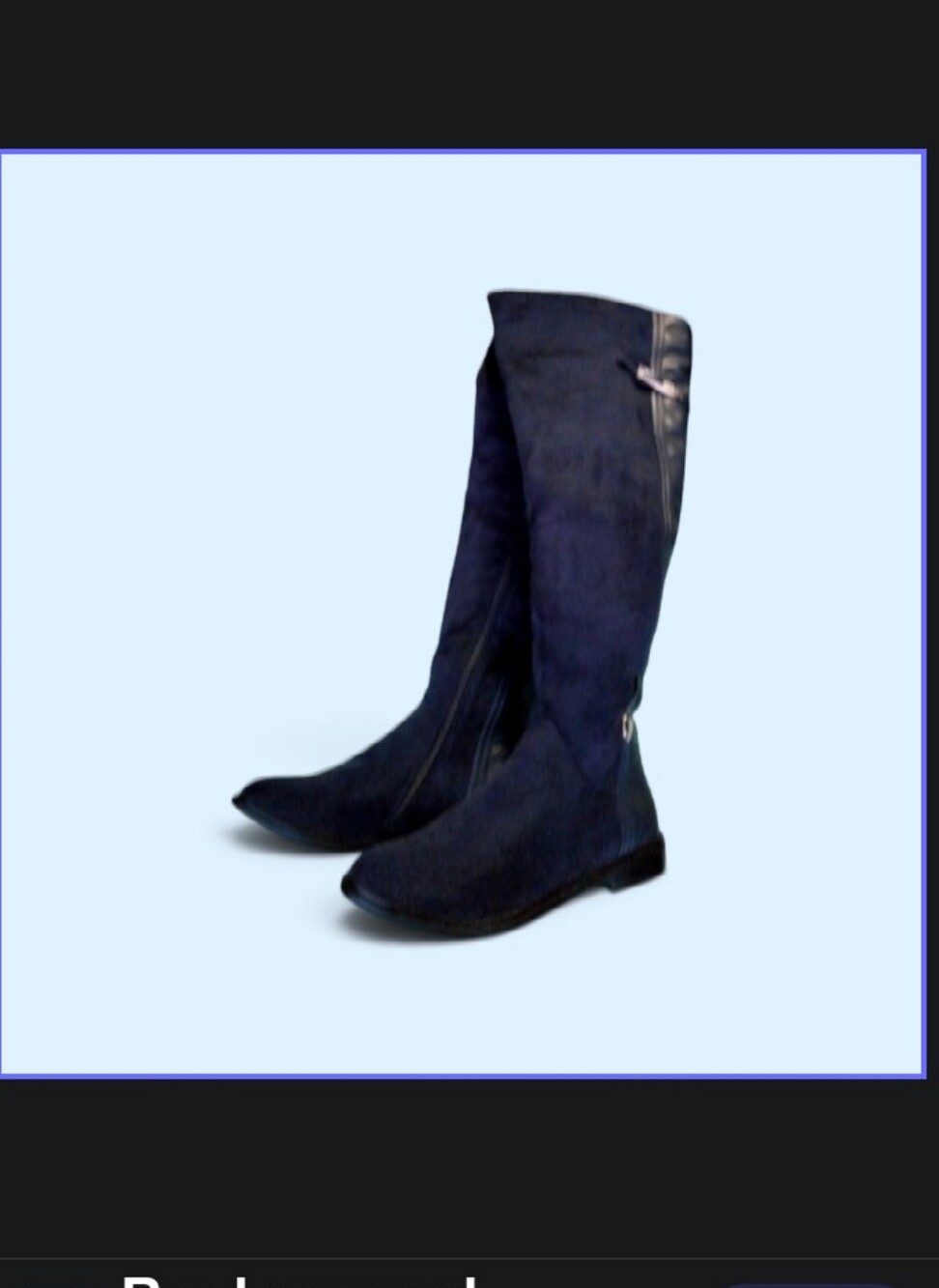 Seventh Avenue Tall Royal Blue Suede Over The Knee Riding Boots Size 8 Nwot